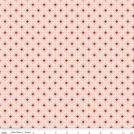 Christmas Greetings by Designer Sandy Gervais for Riley Blake Designs CD17666 Pink