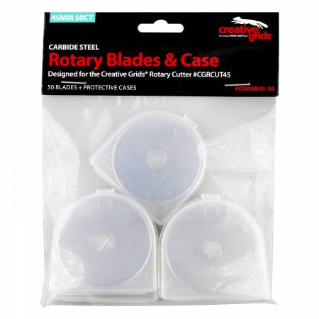 Creative Grids Carbide Rotary Blades 10-Pack