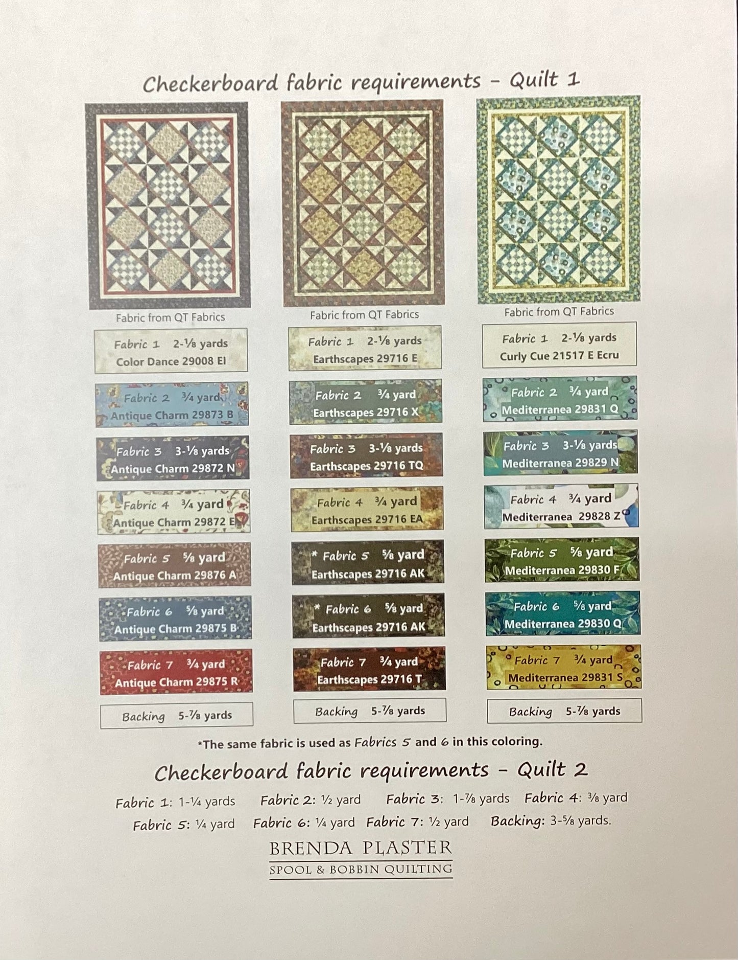 Checkerboard Quilt Pattern