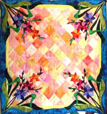 August Gladiola-40 x 40 Pattern