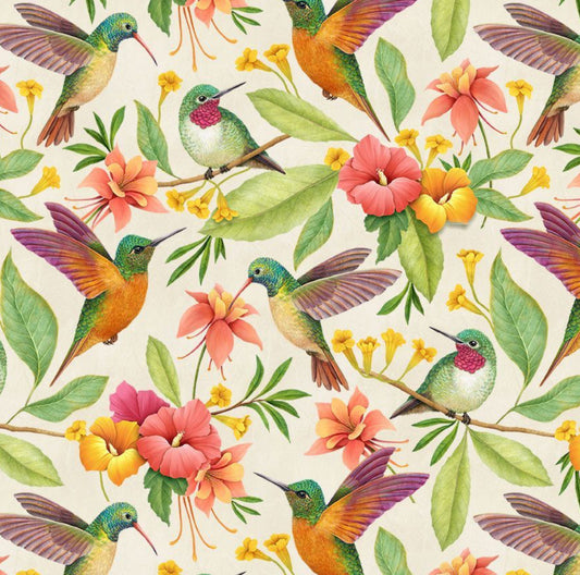 Rosie CD1915 Multi (Hummingbirds)