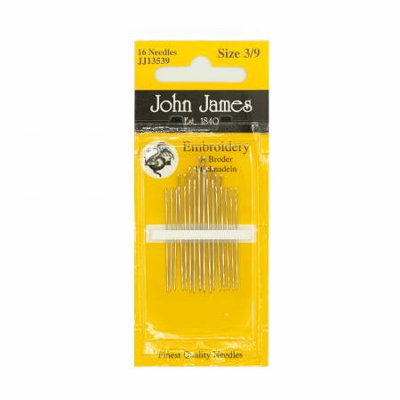 John James Needles Size 3/9