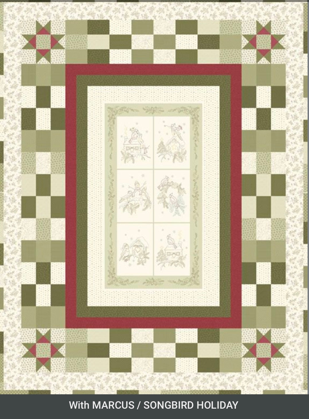 Songbird Holiday Quick as a Wink Quilt Kit