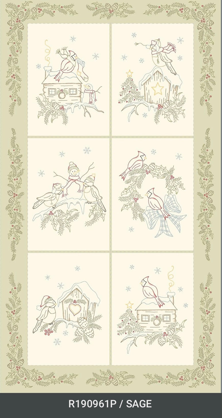 Songbird Holiday Quick as a Wink Panel