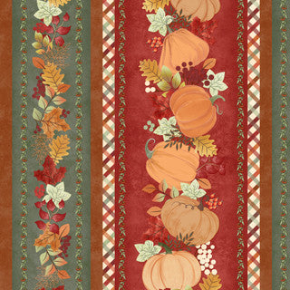 Maywood Studio Hello Autumn MAS10731-Z Border Stripe