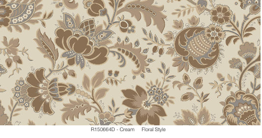 Paper Petals by Nancy Rink R150664D Cream