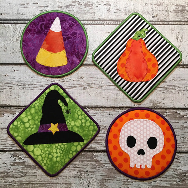 Creepy Coasters by Sandy Fitzpatrick 5” Coasters