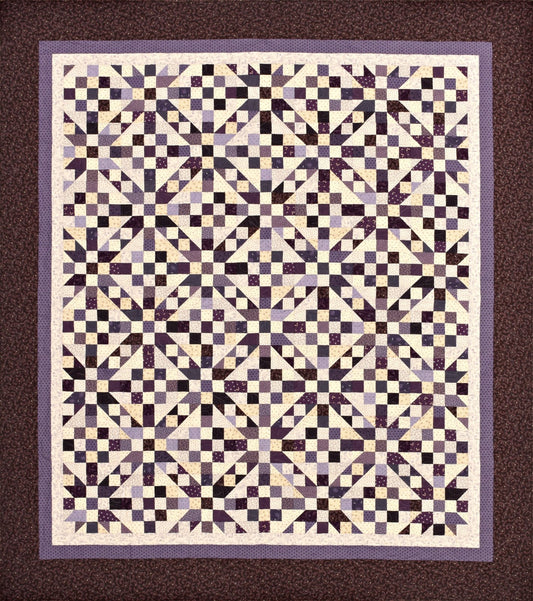 Hummingbird Hill Quilt Kit Made With Pam Buda’s Plumberry II Line from Marcus Fabrics