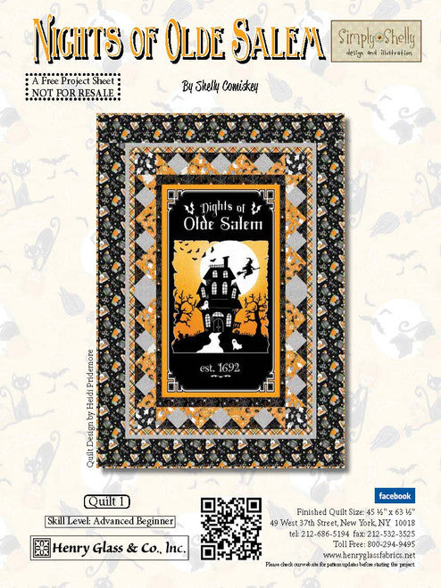 Nights of Olde Salem Quilt Kit