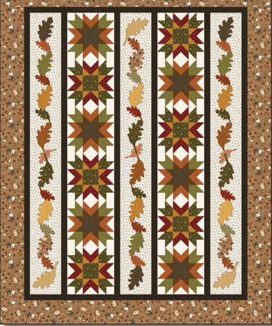 Autumn Spice Quilt #2 Kit 69” x 87”