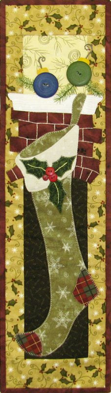 Patch Abilities, Inc. Hang My Stocking With Care MM612 w/buttons-6"x22"