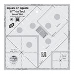 Creative Grids Ruler Square on Square 8” Trim Tool CGRJAW8