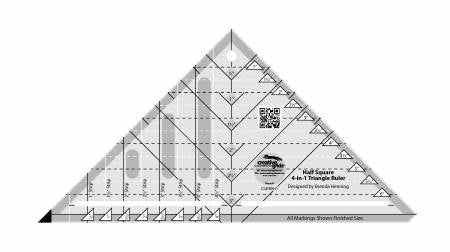 Creative Grids 4-in-1 Triangle Ruler CGRBH1