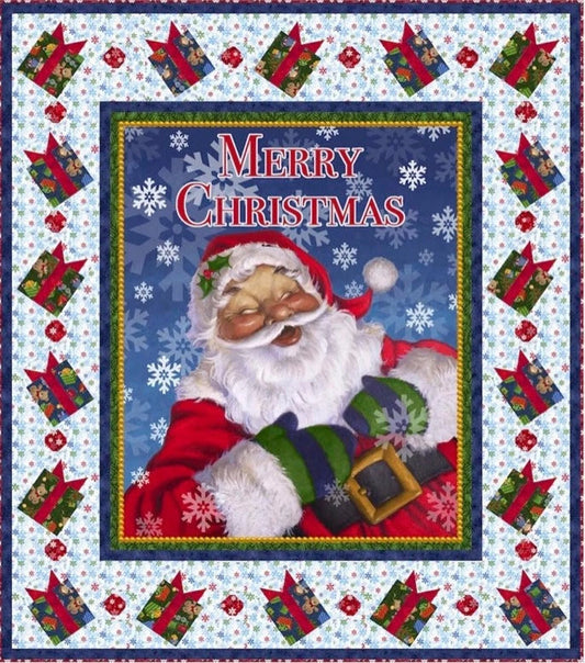 Juggling Santa Quilt Kit 53” x 60”