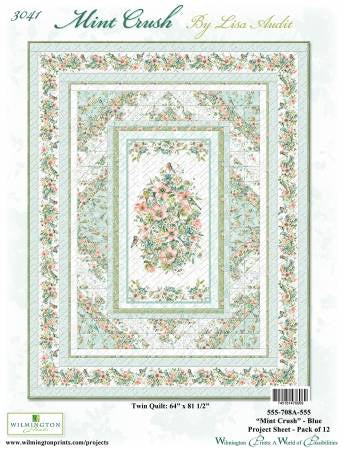 Mint Crush Quilt Kit 64” x 81 1/2”