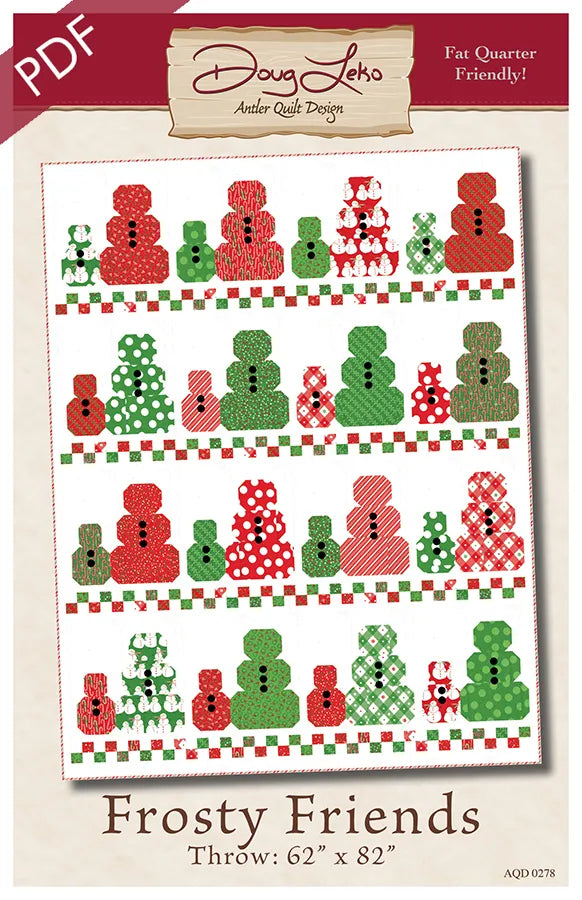 Frosty Friends Quilt Kit 62” x 82”