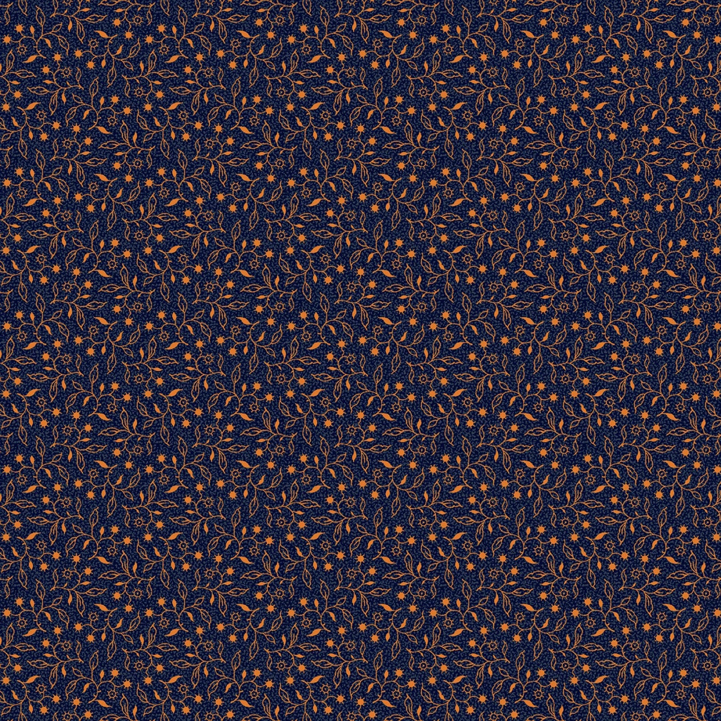 Marcus Fabrics Indigo and Cheddar R330778 Navy