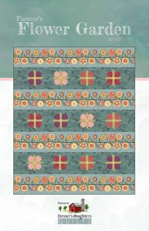 Farmer’s Flower Garden Quilt Kit 60” x 57” - 77”