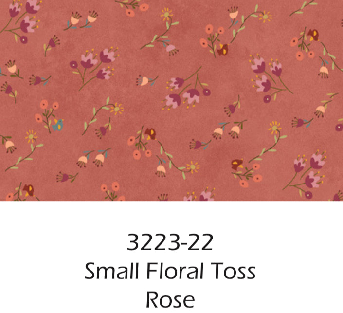 Gift of Grateful Praise Small Floral Toss Rose Pattern: 3223, Color: 22