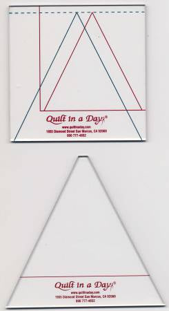 Quilt in a Day Triangle in a Square Rulers