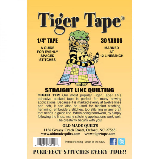 Tiger Tape 1/4” x 30 yards
