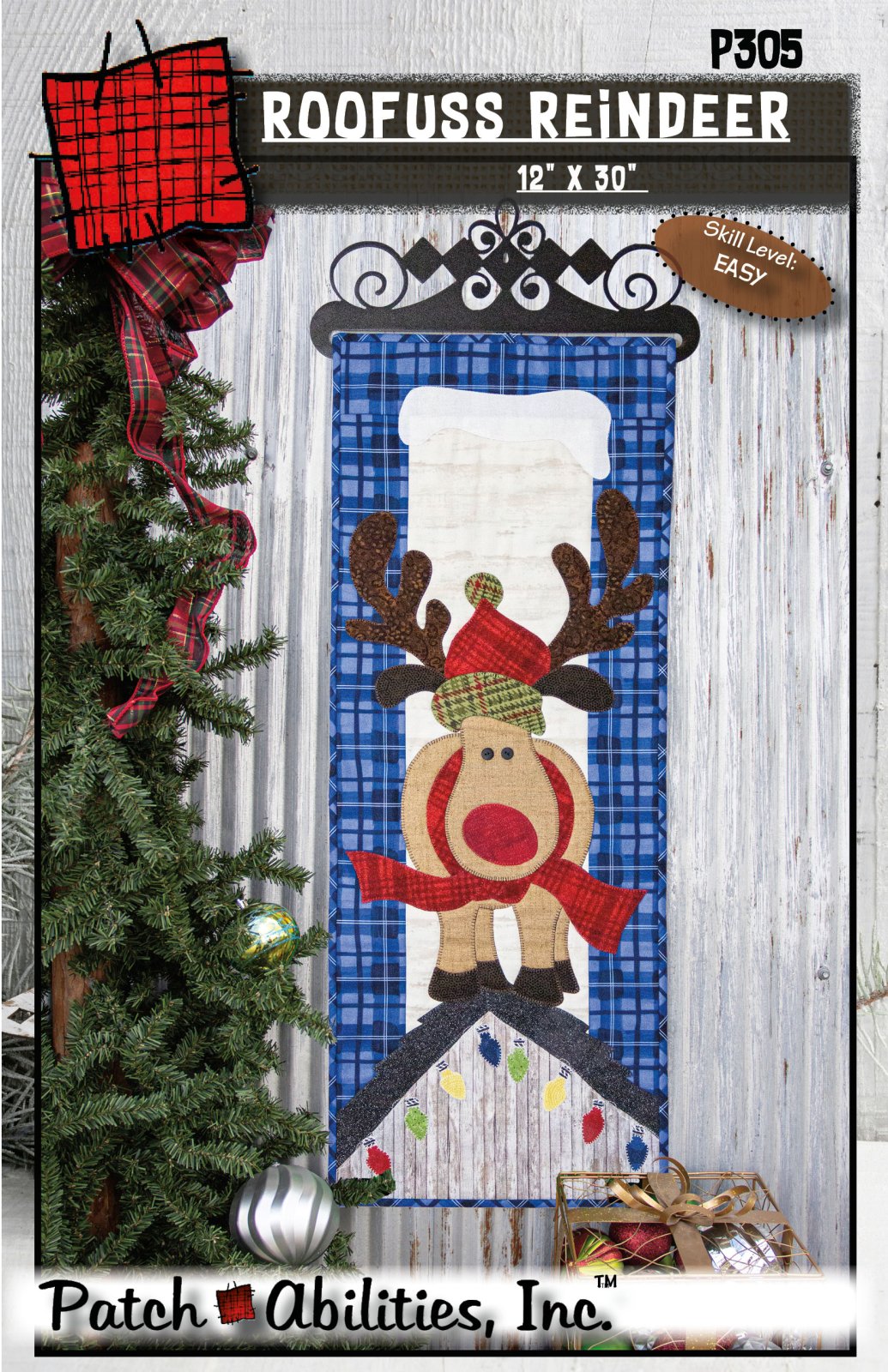 Patch Abilities, Inc. Roofuss Reindeer Pattern 12” x 30” P305