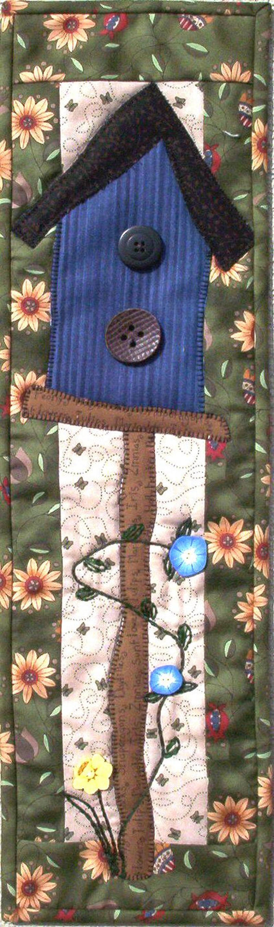 Patch Abilities, Inc. Birdhouse Pattern With Button Pack 6” x 20” P33