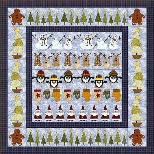 Christmas Row x Row Pattern 82” x 82” FCP-003