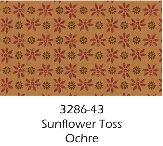 Oak and Maple by Janet Rae Nesbitt Pattern: 3286, Color: 43 Sunflower Toss Ochre