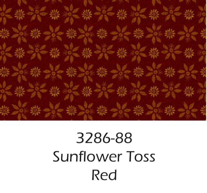 Oak and Maple by Janet Rae Nesbitt Pattern: 3286, Color: 88 Sunflower Toss Red