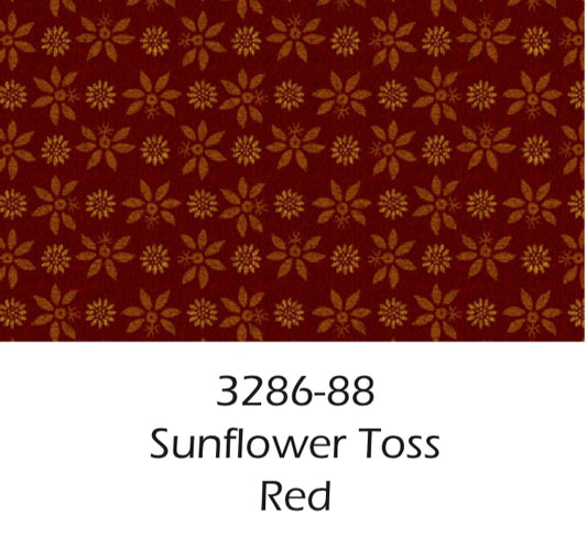 Oak and Maple by Janet Rae Nesbitt Pattern: 3286, Color: 88 Sunflower Toss Red