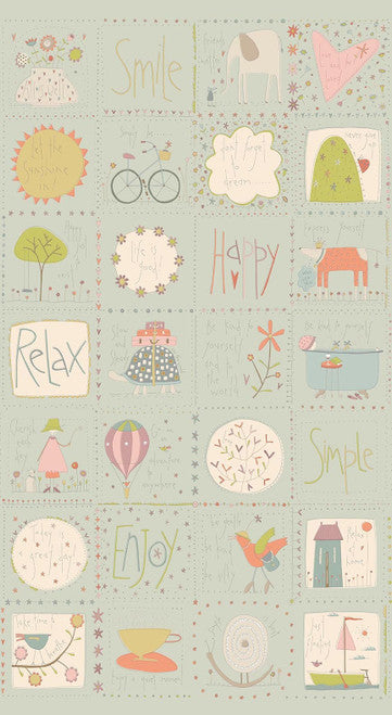 Simply Be Panel by Anni Downs Pattern: 3326, Color: 17 Dove Gray