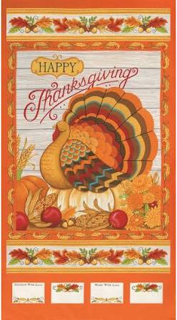 Happy Thanksgiving Panel 24” x 45”