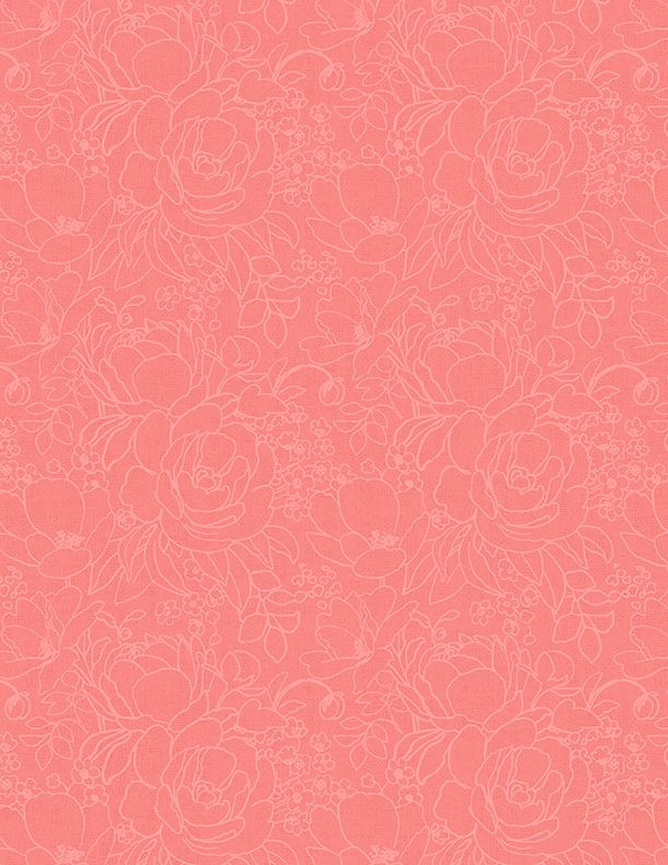 Wilmington Prints Peach Whispers 3028 83321 303