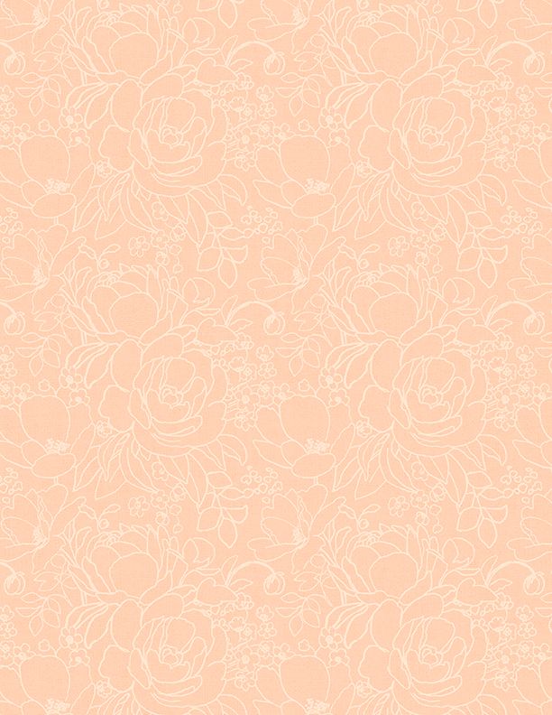 Wilmington Prints Peach Whispers 3028 83321 808