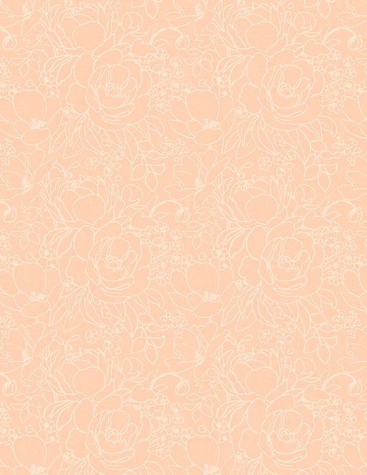 Wilmington Prints Peach Whispers 3028 83321 808