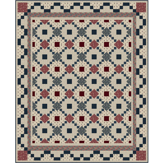 Allegiance Flag Quilt (Red) Kit