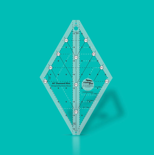 Creative Grids Ruler Non-Slip 60* Diamond Mini CGR60DIAMINI