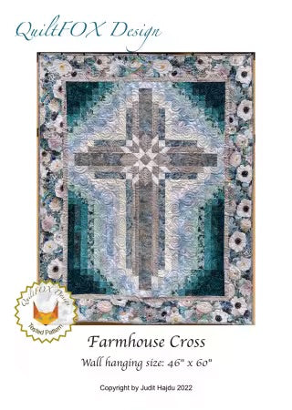 Farmhouse Cross Pattern 46” x 60”