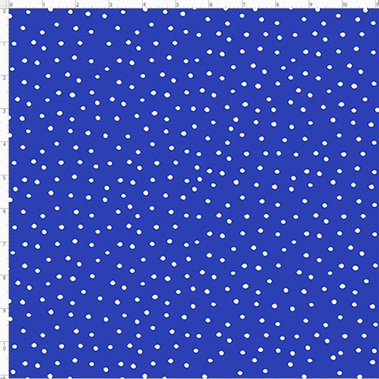 Loralie Designs Dinky Dot Blue/White 691-817