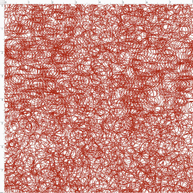 Loralie Designs Scribble Red 692-584