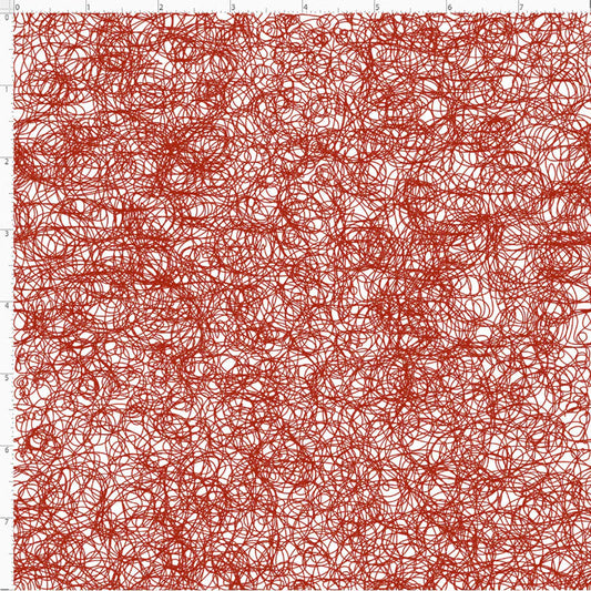 Loralie Designs Scribble Red 692-584