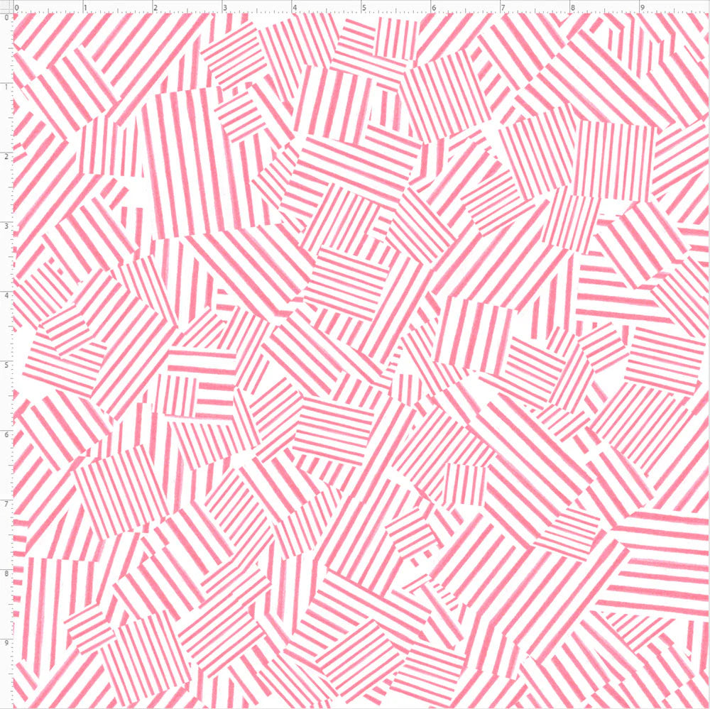 Loralie Designs Sweet Stripe Pink 692-143