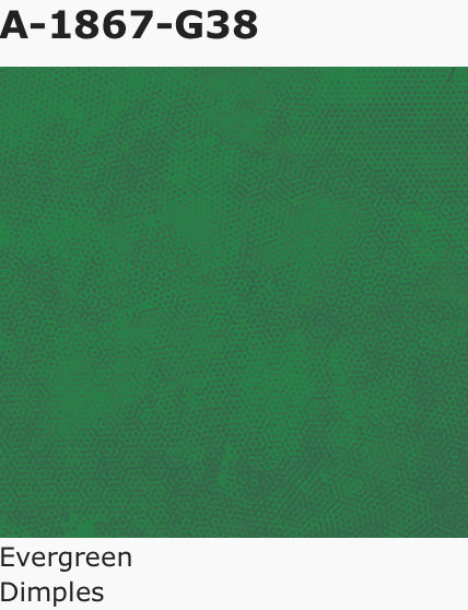 Andover Dimples Style: A, Pattern: 1867, Color: G38 Evergreen