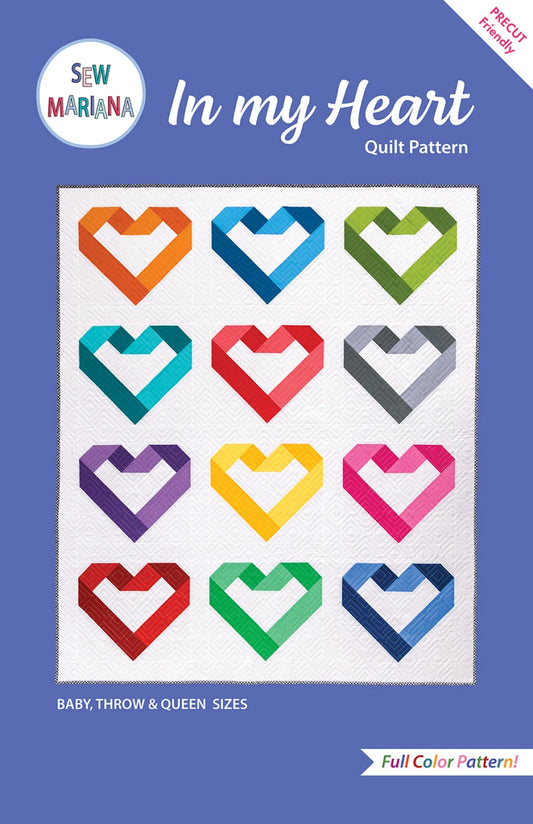 In My Heart Quilt Pattern-Multiple