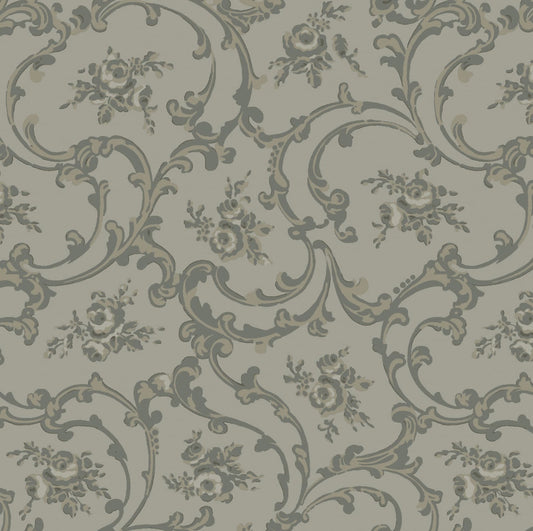 Maywood Studio Dark & Stormy MAS10441-T Scroll - Taupe