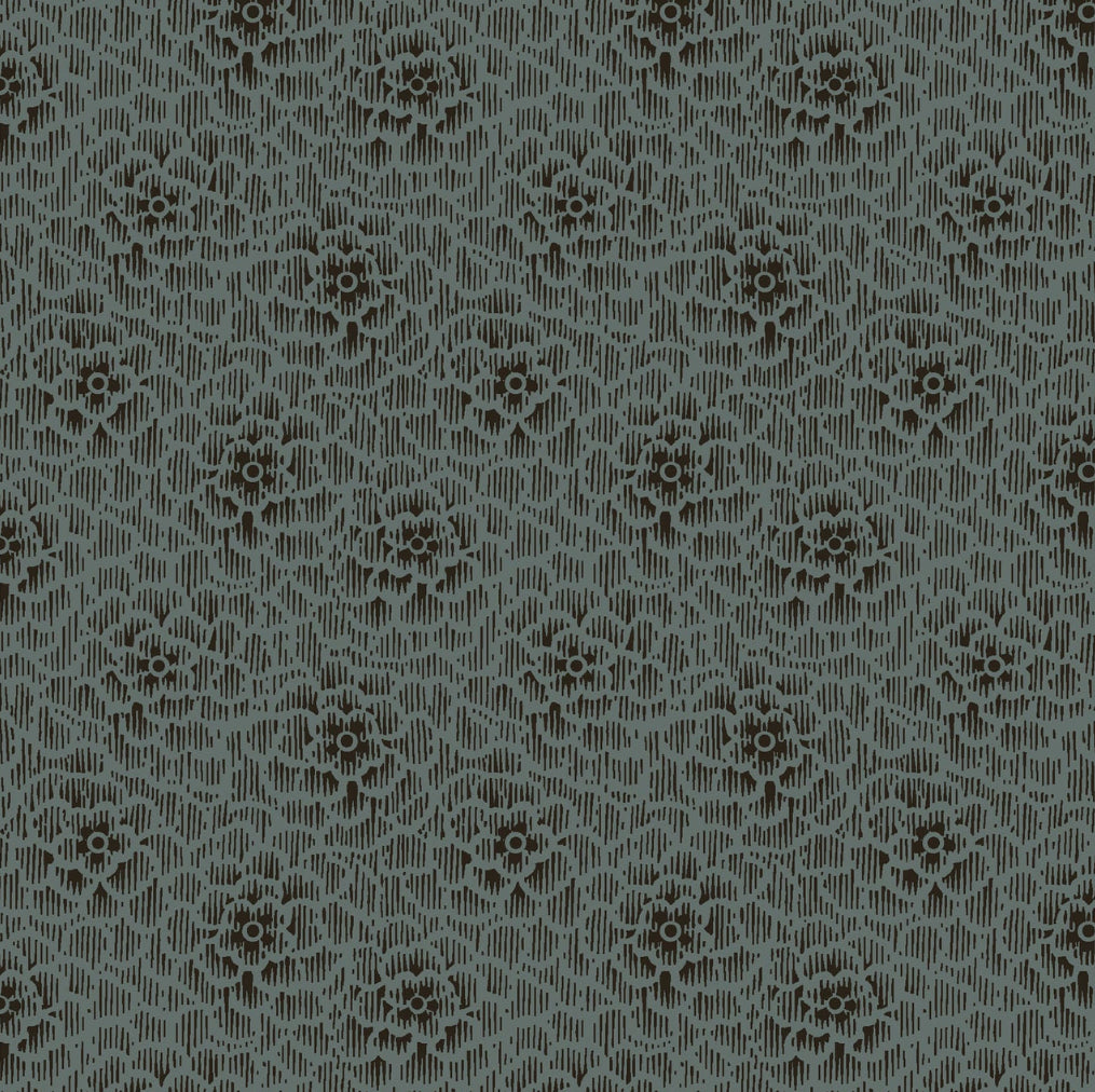 Maywood Studio Dark & Stormy MAS10445-N Chrysanthemum - Navy