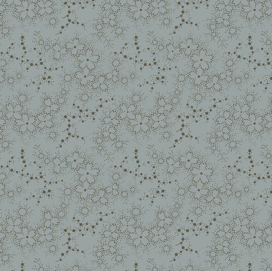 Maywood Studio Dark & Stormy MAS10446-B Dot Flower - Blue