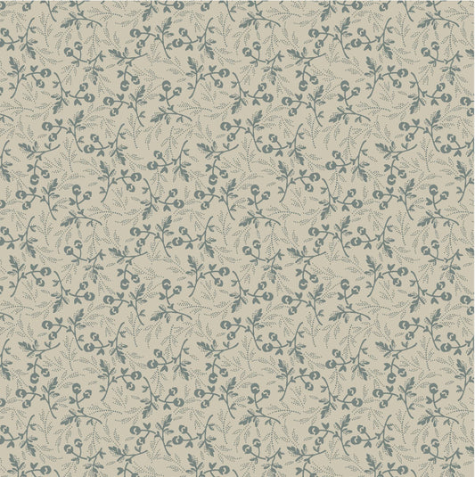 Maywood Studio Dark & Stormy MAS10443-E Tiny Flower - Cream