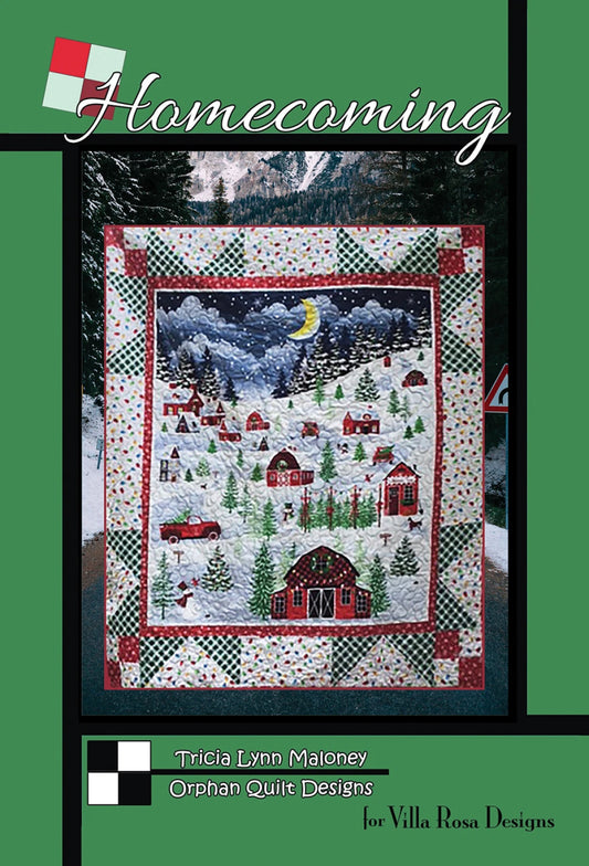 Villa Rosa Designs Homecoming Pattern by Tricia Lynn Maloney of Orphan Quilt Designs
